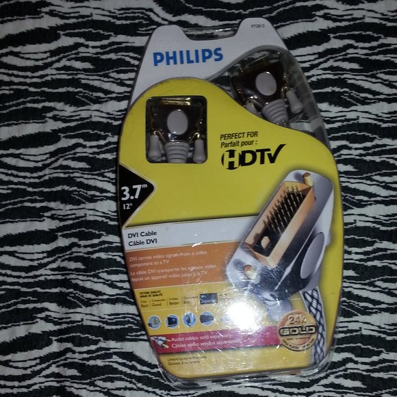 PHILIPS Other - PHILIPS DVI CABLE CONNECTOR 24K GOLD PLAT MADE USA